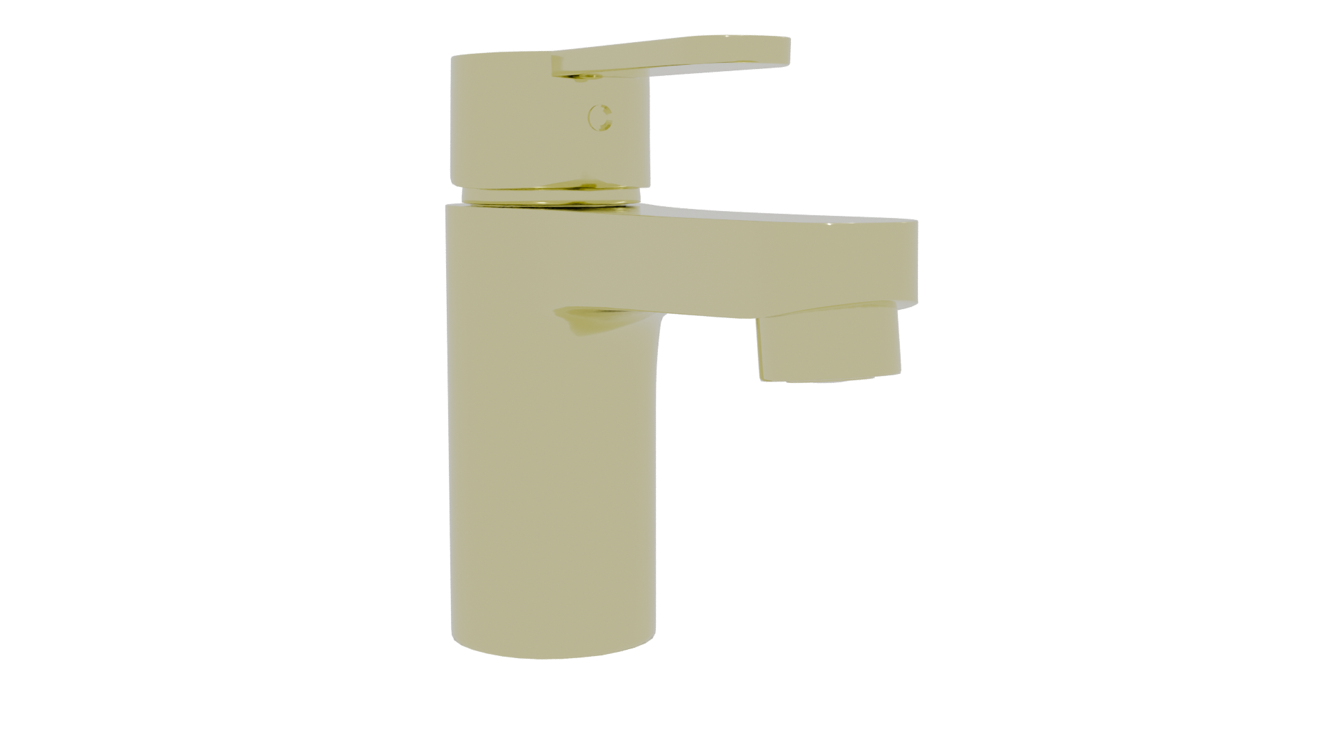 Gold Bathroom Faucet 3D Model - Professional 3D Model Render 13