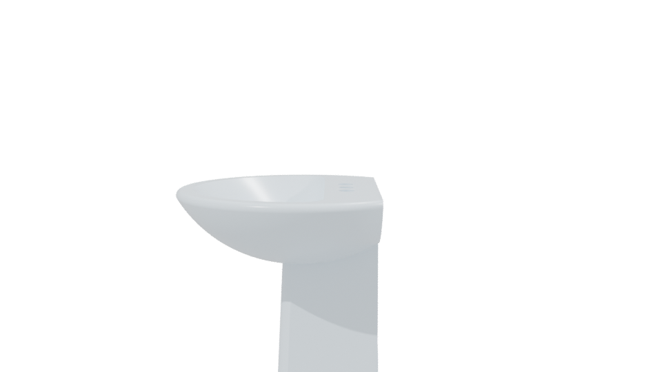 Contemporary Birdbath Design 3D - Professional 3D Model Render 2