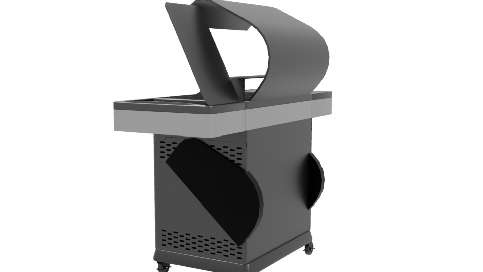 Premium Gas Grill 3D Model - Professional 3D Model Render 3