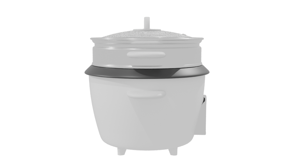 Versatile Electric Steamer Model - Professional 3D Model Render 8