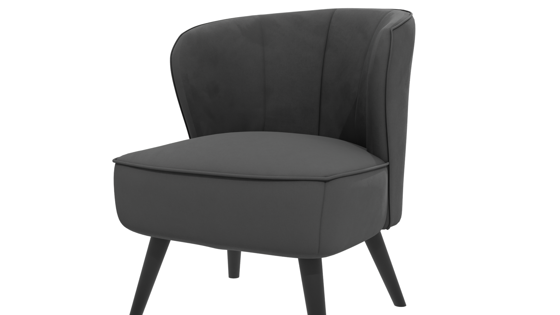 Stylish Modern Accent Chair 3D - Professional 3D Model Render 12