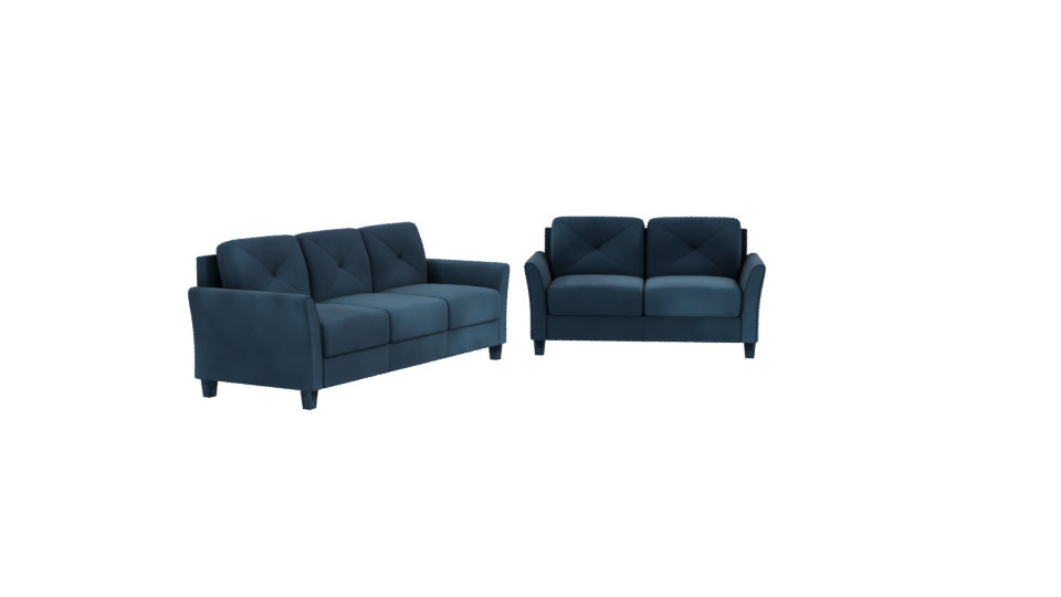 Stylish Modern Sofa Set 3D - Professional 3D Model Render 9