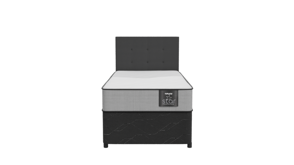 Stylish Single Bed 3D Model - Professional 3D Model Render 11