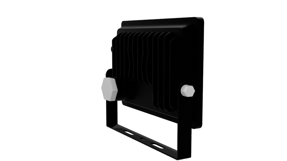 Sleek LED Floodlight Model - Professional 3D Model Render 7
