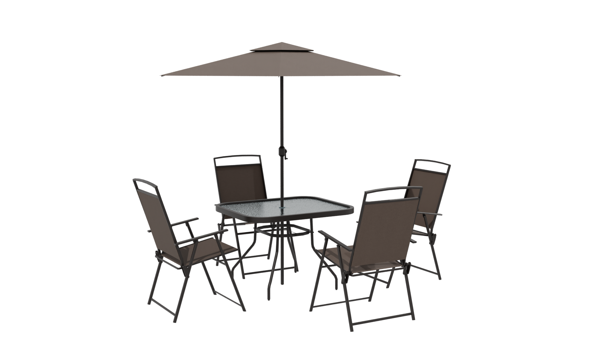 Elegant Outdoor Dining Set 3D Model - Professional 3D Model Render 13