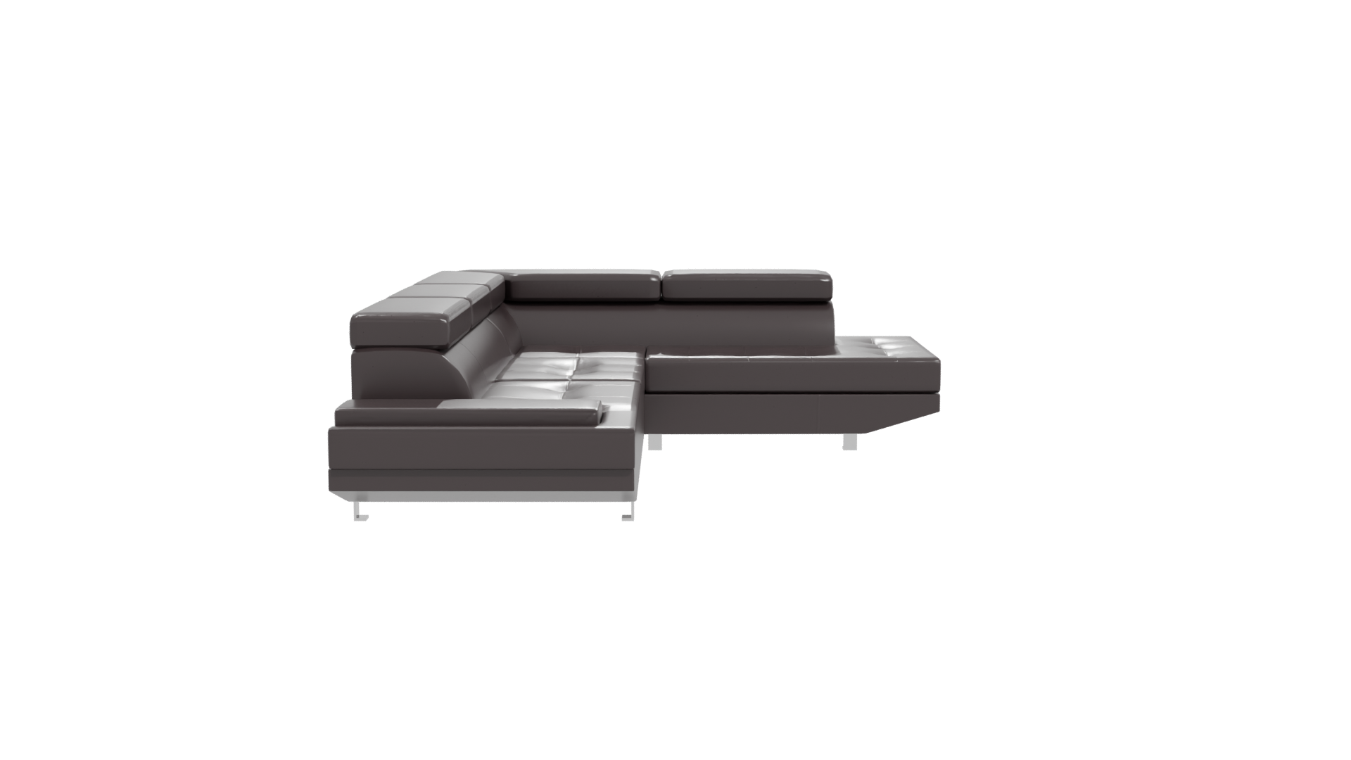 Stylish Sectional Sofa 3D Model - Professional 3D Model Render 11