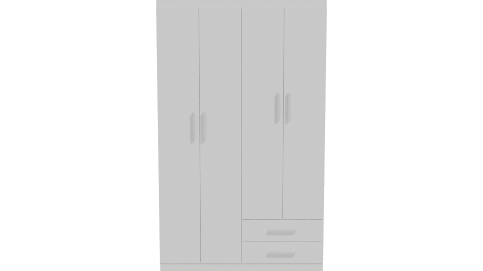 Minimalist Storage Cabinet 3D Model - Professional 3D Model Render 11