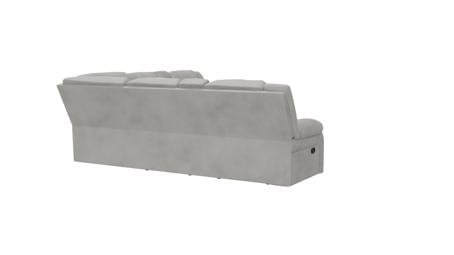 Contemporary L-Shaped Sofa Model - Professional 3D Model Render 6