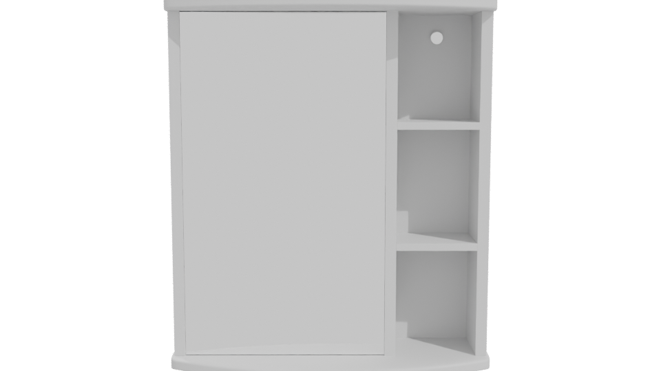 Contemporary Minimalist Cabinet 3D Model - Professional 3D Model Render 11