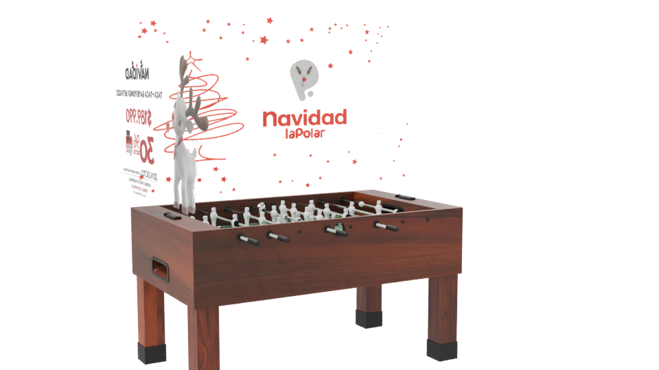 Foosball Table 3D Model - Professional 3D Model Render 7