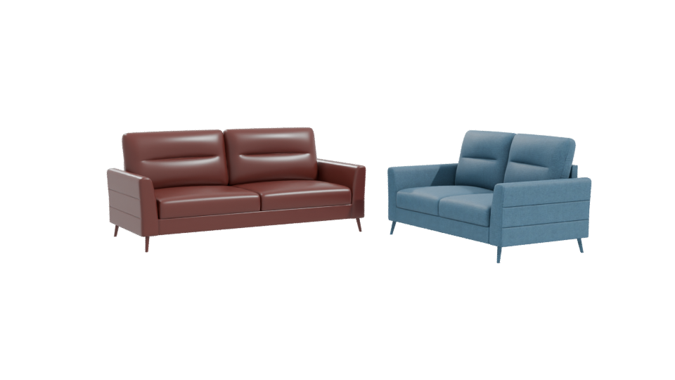 Contemporary Sofa Set 3D Model - Professional 3D Model Render 10