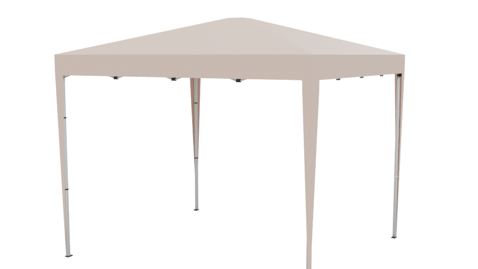 Stylish Outdoor Canopy Tent 3D Model - Professional 3D Model Render 12