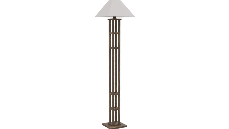 Stylish Floor Lamp 3D Model - Professional 3D Model Render 13