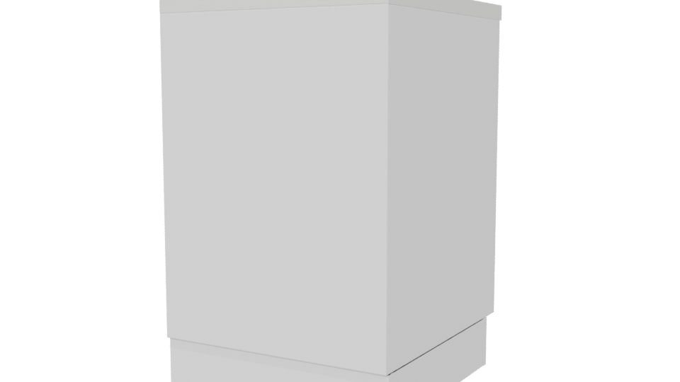 Under-Mount Single Sink 3D Model - Professional 3D Model Render 6