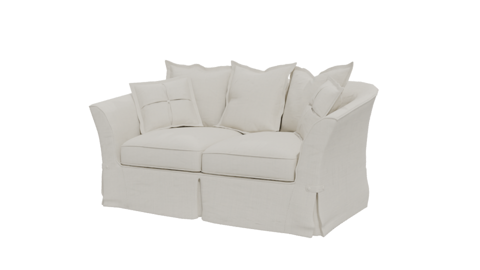 Elegant Fabric Sofa 3D Model - Professional 3D Model Render 12