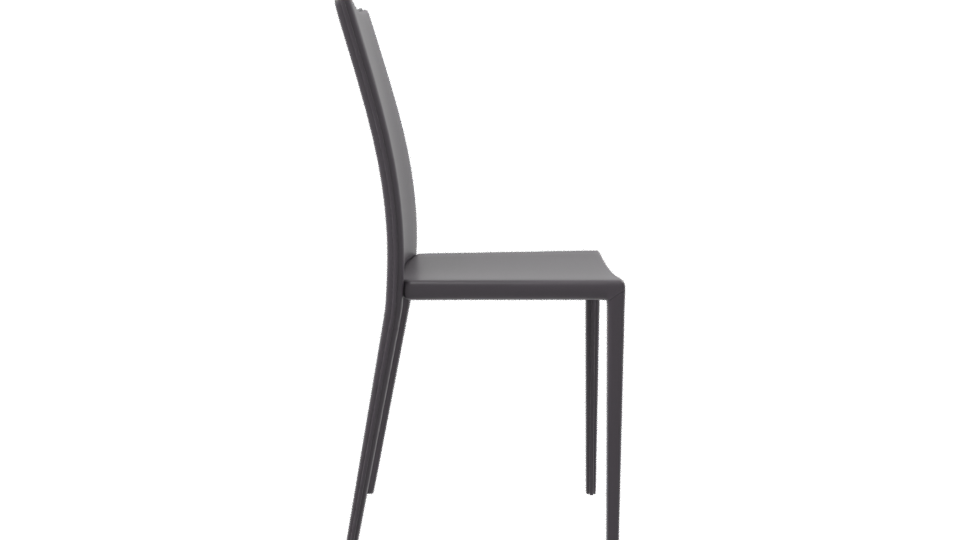 Sleek Modern Dining Chair 3D Model - Professional 3D Model Render 8