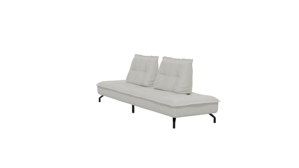 Contemporary Fabric Sofa 3D Model - Professional 3D Model Render 13