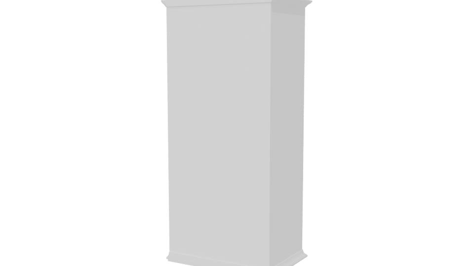 Elegant Minimalist Cabinet 3D Model - Professional 3D Model Render 6