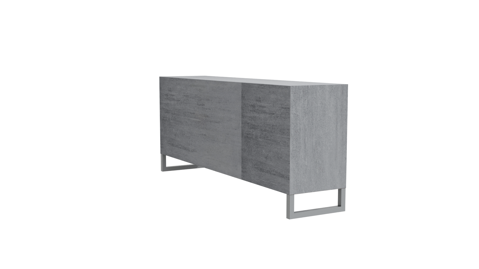 Minimalist Concrete Console Table 3D - Professional 3D Model Render 10