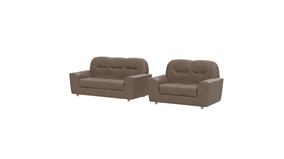 Stylish Sofa Set 3D Model - Professional 3D Model Render 12