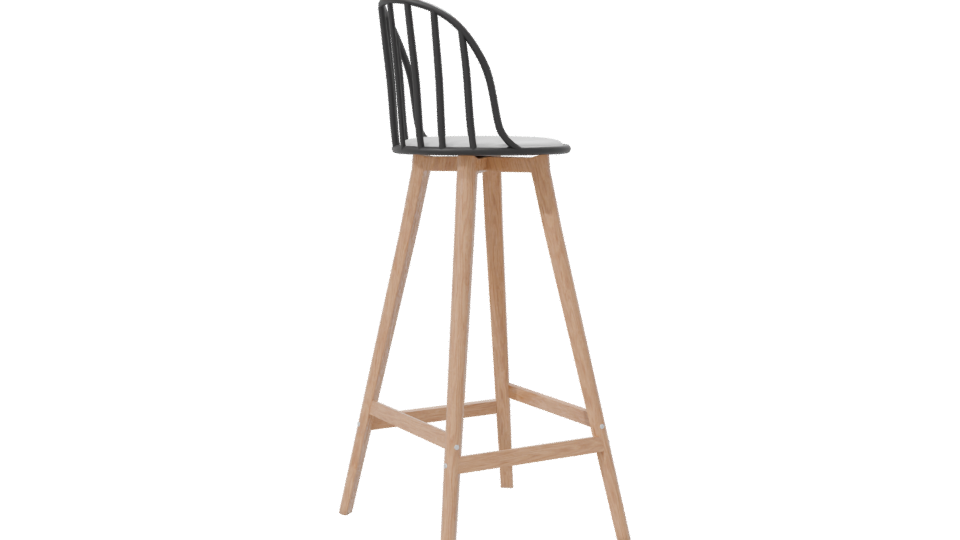 Modern Bar Chair Ivor 3D Model - Professional 3D Model Render 7