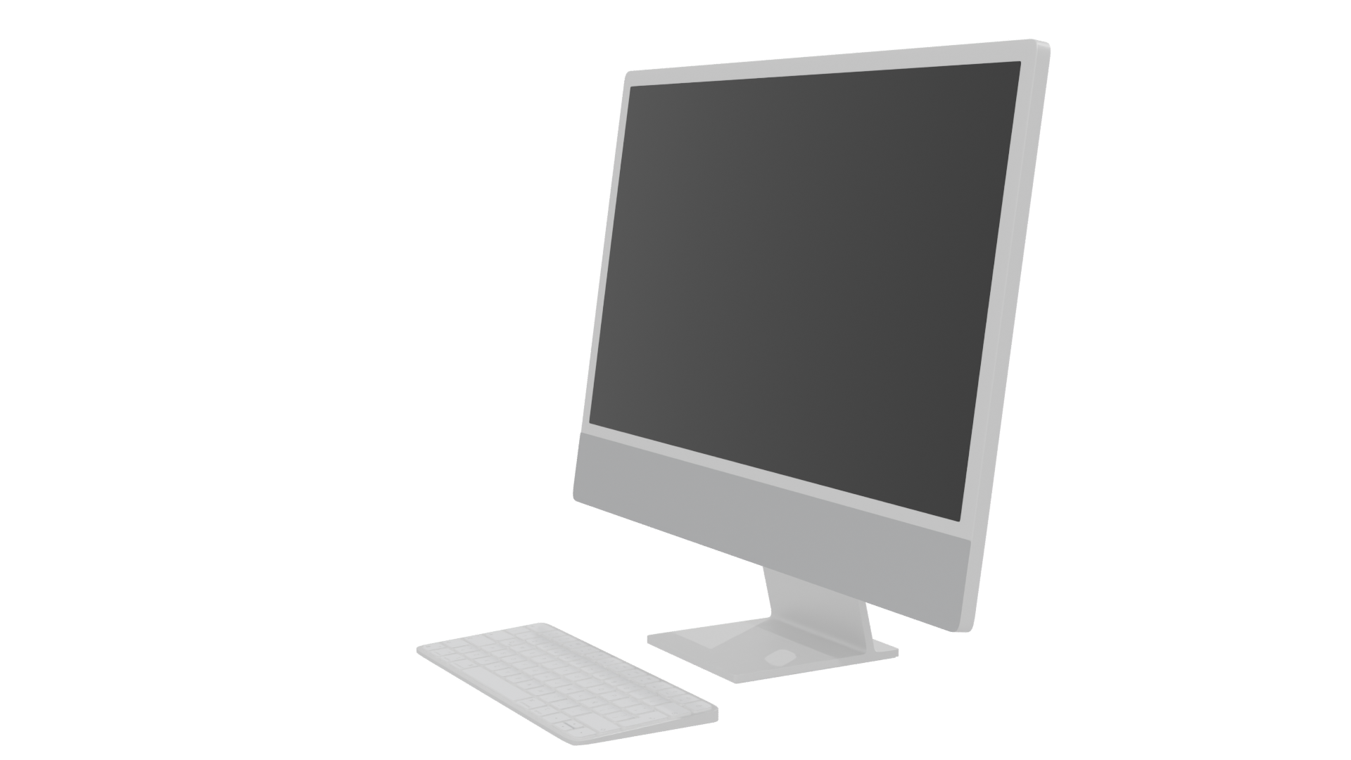 iMac Ret 4.5K 3D Model - Professional 3D Model Render 13