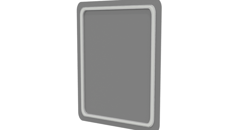 Sleek Modern Bathroom Scale 3D - Professional 3D Model Render 6