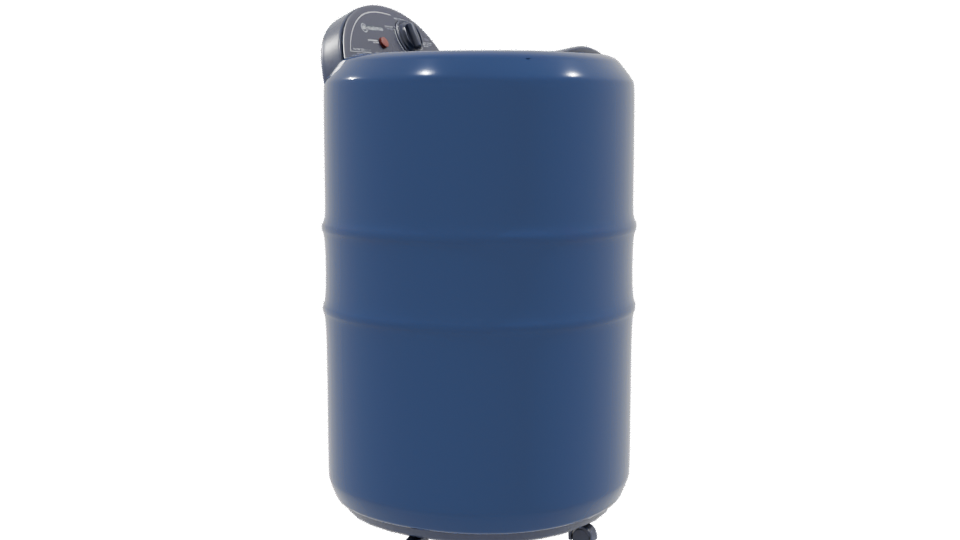 Stylized Industrial Water Tank Model - Professional 3D Model Render 9
