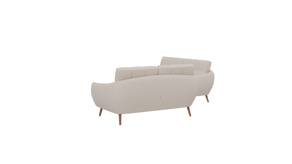 Elegant Modern Sofa Set 3D Model - Professional 3D Model Render 13