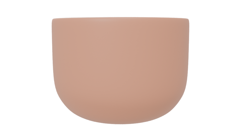 Decorative Ceramic Planter Model - Professional 3D Model Render 6