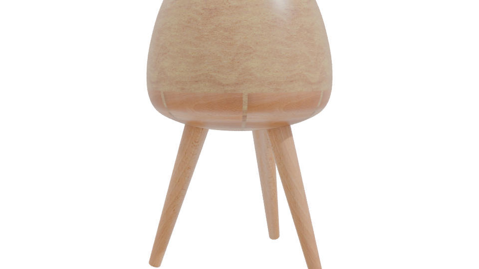 Modern Fiber Planter with Legs 3D - Professional 3D Model Render 10