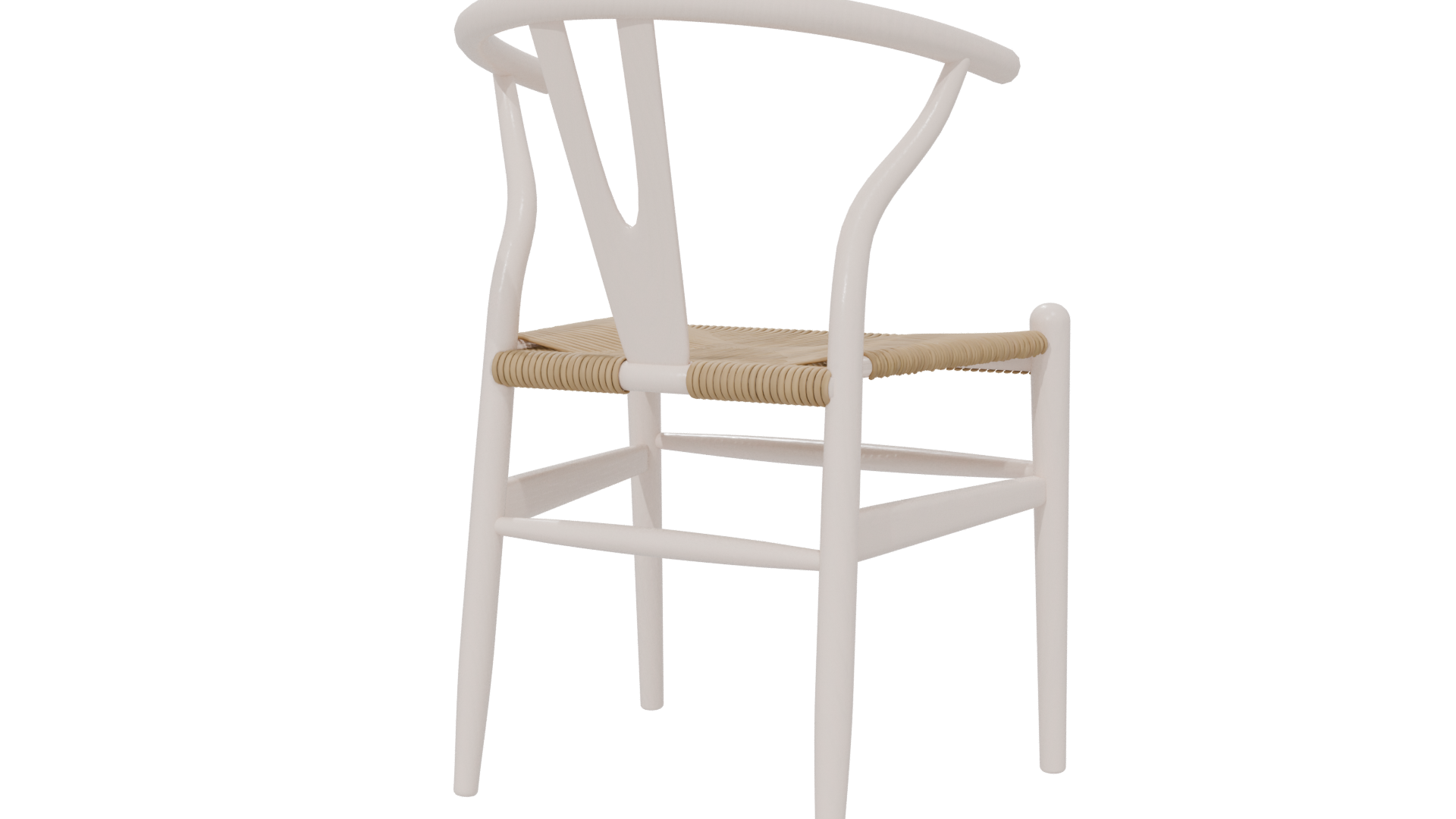Stylish Minimalist Dining Chair Model - Professional 3D Model Render 6