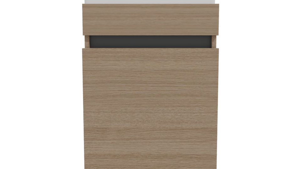 Stylish Wooden Office Bin Model - Professional 3D Model Render 11