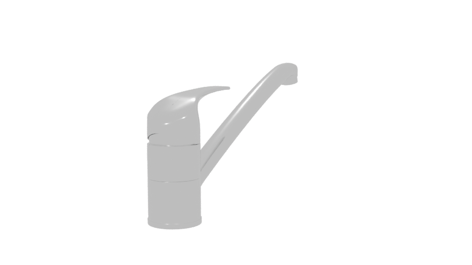 Sleek Chrome Beverage Dispenser 3D Model - Professional 3D Model Render 6