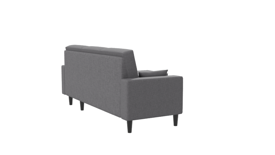 Contemporary Fabric Sectional Sofa 3D Model - Professional 3D Model Render 7