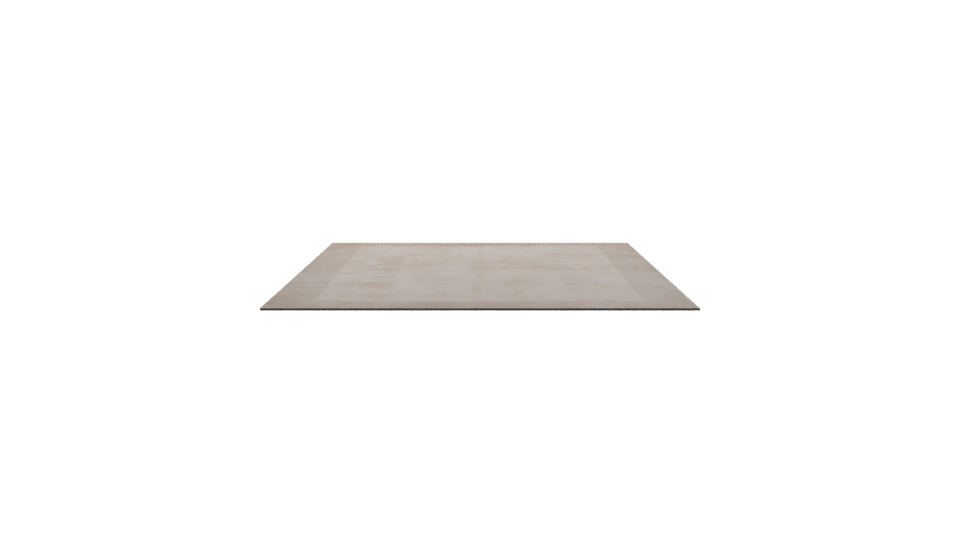 Elegant Minimalist Wooden Rectangle Table 3D Model - Professional 3D Model Render 8