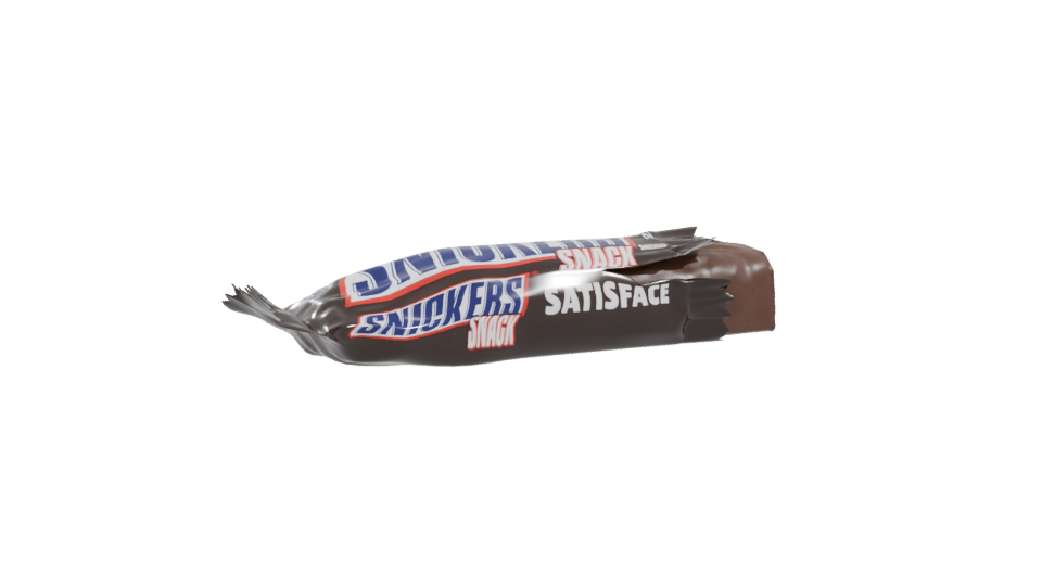 Realistic Chocolate Snack Bar 3D Model - Professional 3D Model Render 10