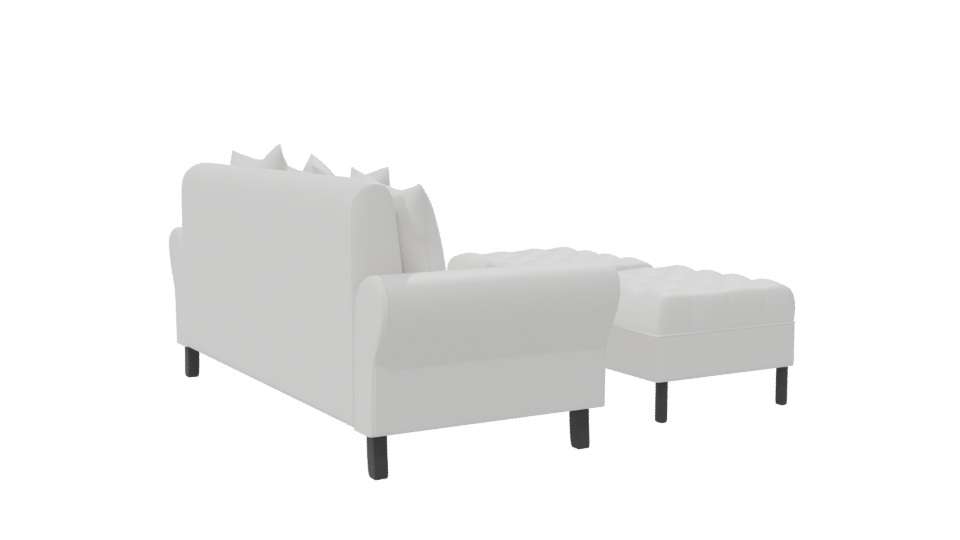 Stylish Modern Sofa 3D Model - Professional 3D Model Render 7