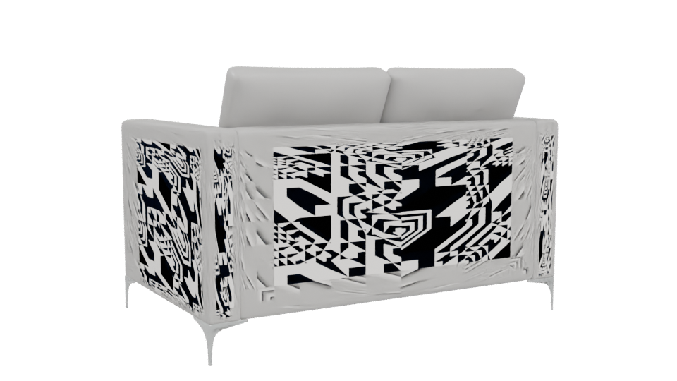 Sofa Marina 2 Cpos White 3D - Professional 3D Model Render 4