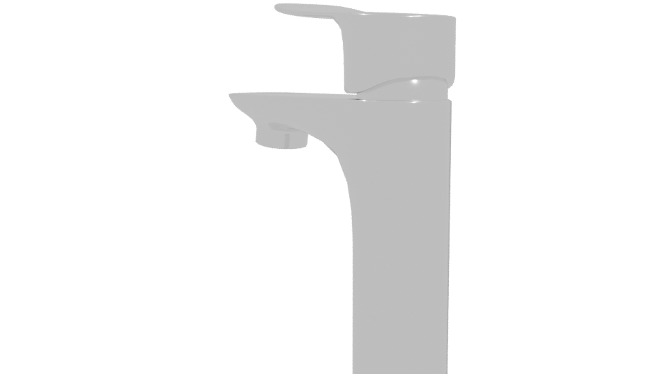 Polished Metallic Kitchen Sink Model - Professional 3D Model Render 4