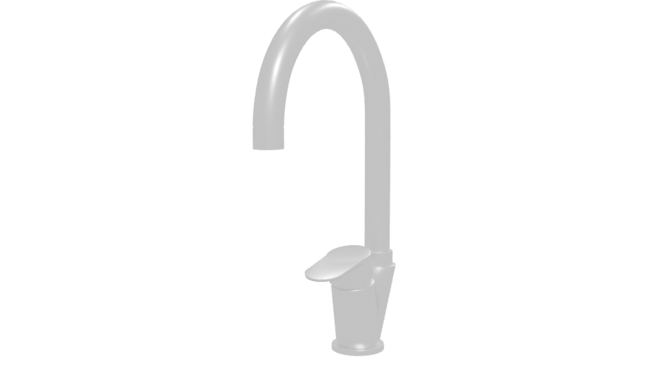 Sleek Modern Faucet 3D Model - Professional 3D Model Render 12