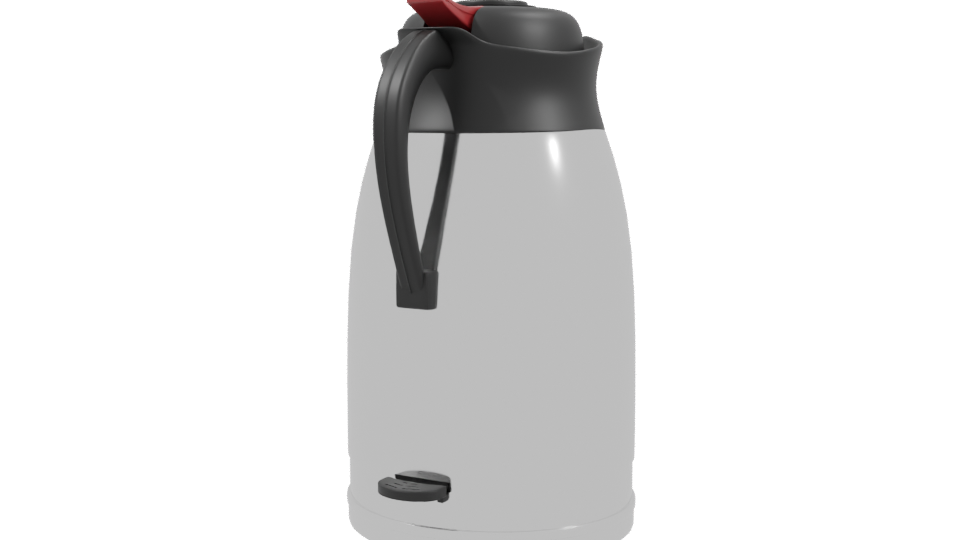 Stylish Stainless Steel Thermos 3D - Professional 3D Model Render 3