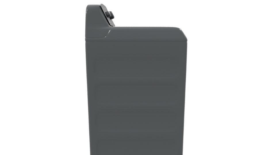 Sleek Top-Loading Washing Machine 3D Model - Professional 3D Model Render 8