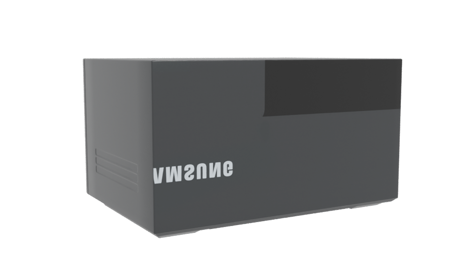 Sleek Microwave Oven Model 3D - Professional 3D Model Render 4