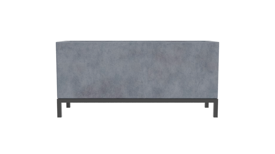 Stylish Concrete Planter Box 3D - Professional 3D Model Render 11