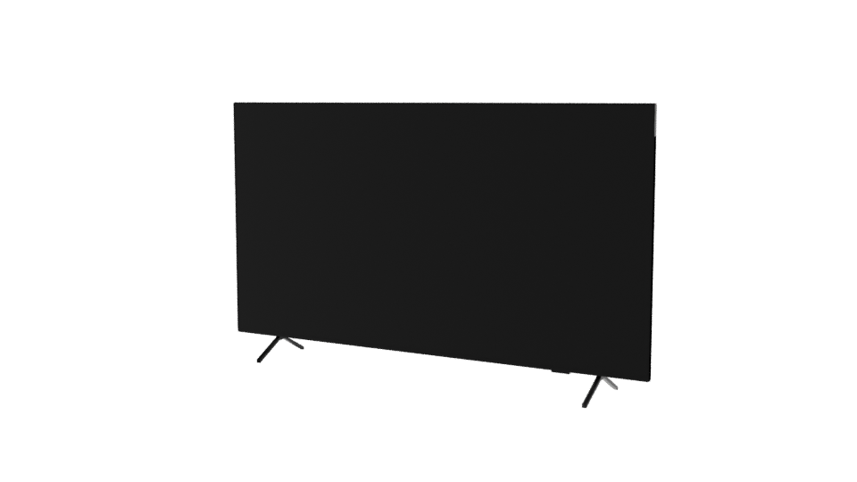Sleek Modern Television Model - Professional 3D Model Render 12