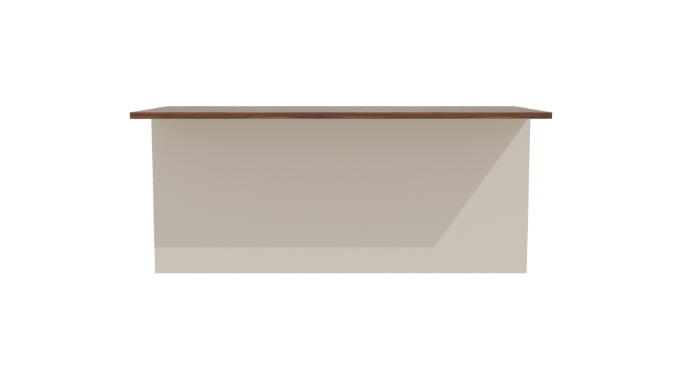 Stylish Minimalist Wooden Table 3D Model - Professional 3D Model Render 11