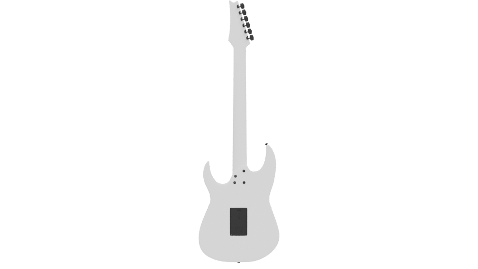 Stylized Electric Guitar Model - Professional 3D Model Render 5