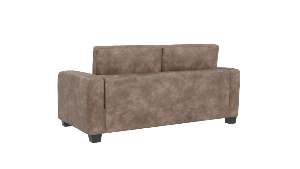 Stylish Modern Fabric Sofa 3D Model - Professional 3D Model Render 4