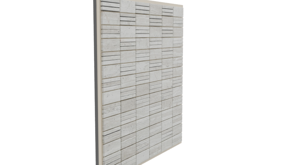 Elegant Textured Wall Panel Model - Professional 3D Model Render 9